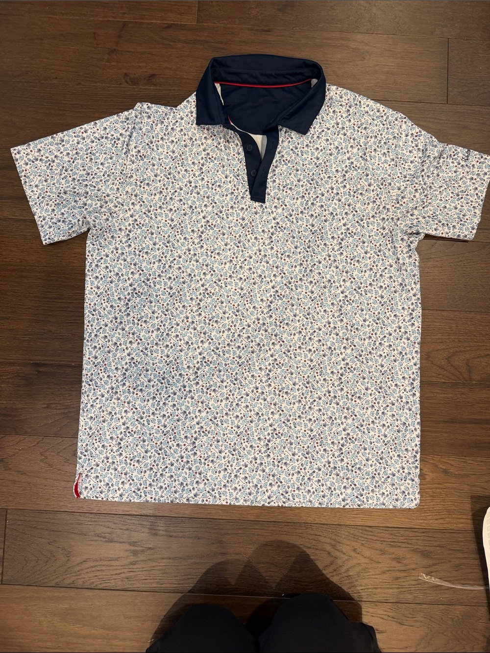 Walter Hagen Men's Performance 11 Printed Golf Polo in Squirrel Print - C11-509
